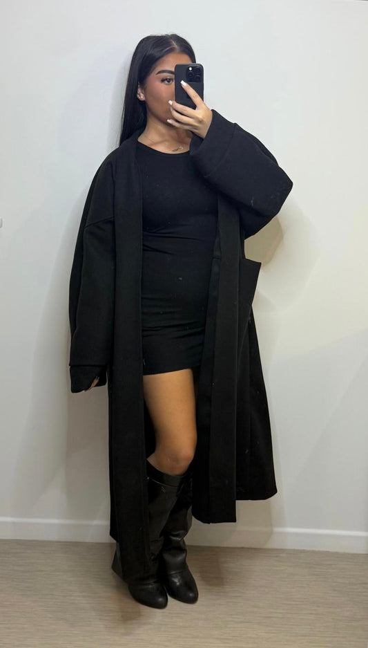 Manteau Long Noire