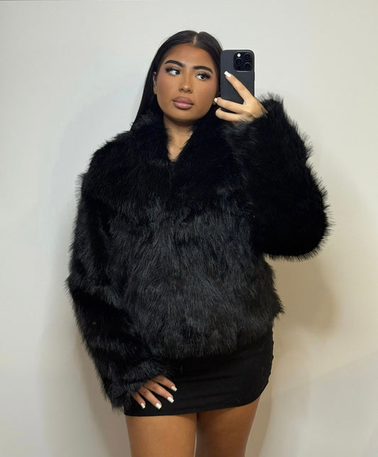 Fourrure Polaire Noire
