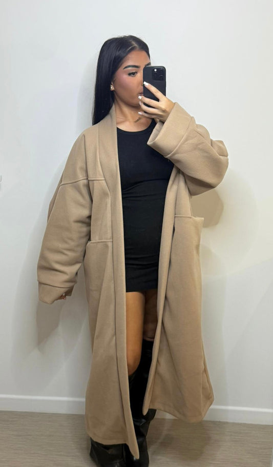 Manteau Long Crème